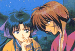 Kaoru and Kenshin.