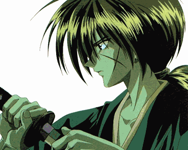 himura kenshin (rurouni kenshin) drawn by mame_moyashi